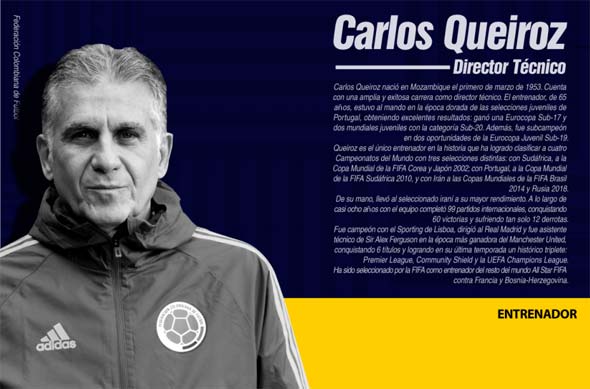 Carlos Queiroz Selección Colombia