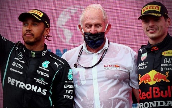 F1 Helmut Marko ¿Dónde está la relación en comparación con la ofensa de Hamilton