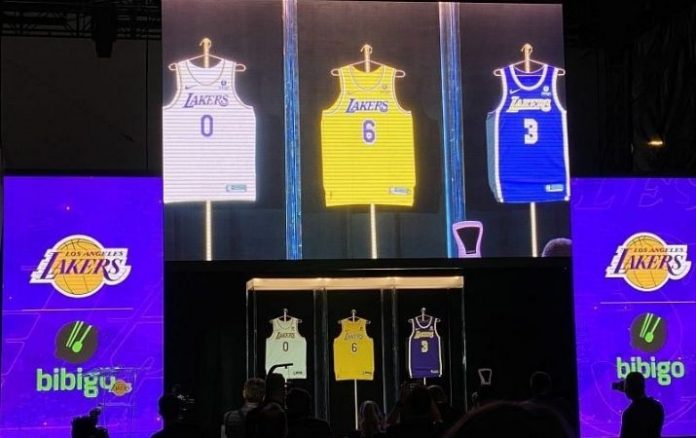 NBA La millonada que cobran los Lakers por promocionar una marca en su camiseta