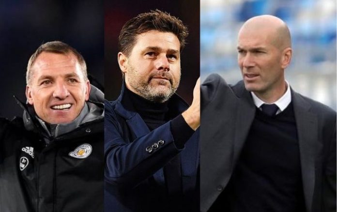Zidane, Pochettino y Rodgers, los candidatos a dirigir el Manchester United