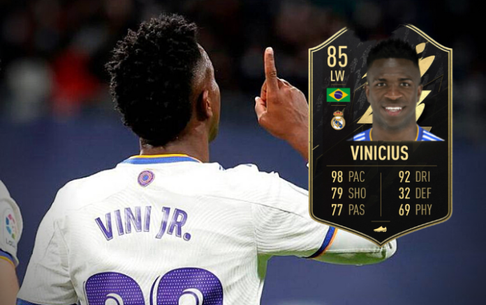 FIFA22 La increible evolución de Vinicius Junior que llega al mundo de los videojuegos