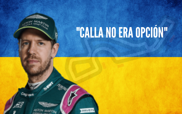 F1 Sebastián Vettel contundente “Callarse, con lo que sucede en Ucrania, no era una opción”
