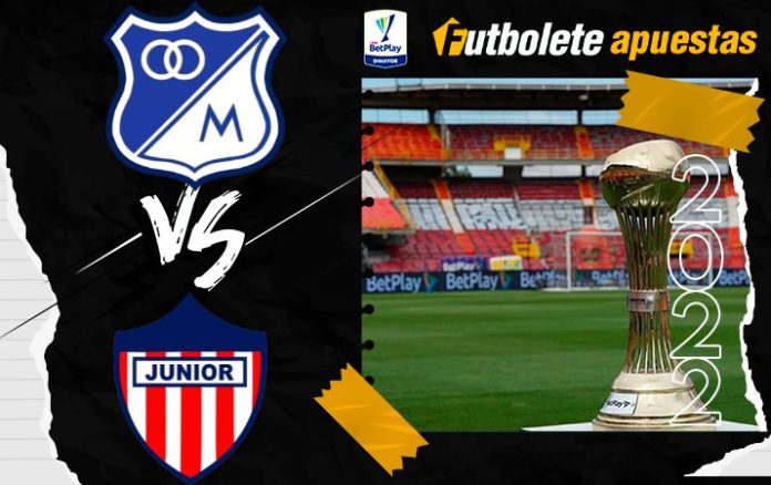 Pronósticos Millonarios vs. Junior de la final de la Copa Colombia 21122