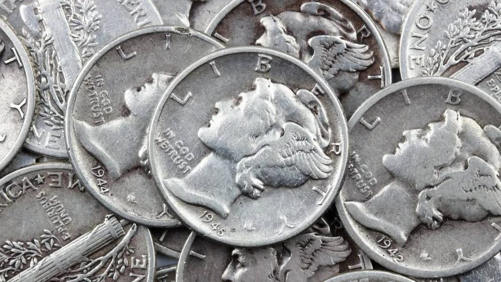 Hay muchas monedas de 10 centavos Mercury Dime, pero muy pocas que valen mucho dinero