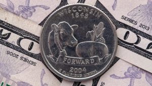 25 centavos de Wisconsin