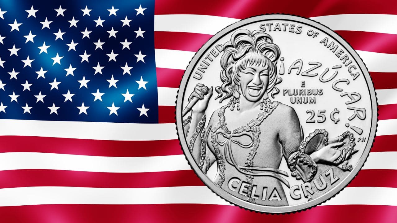 Moneda de Celia Cruz