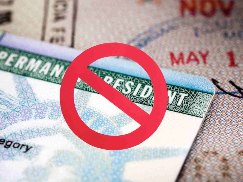 Deportarte con Green Card o Visa