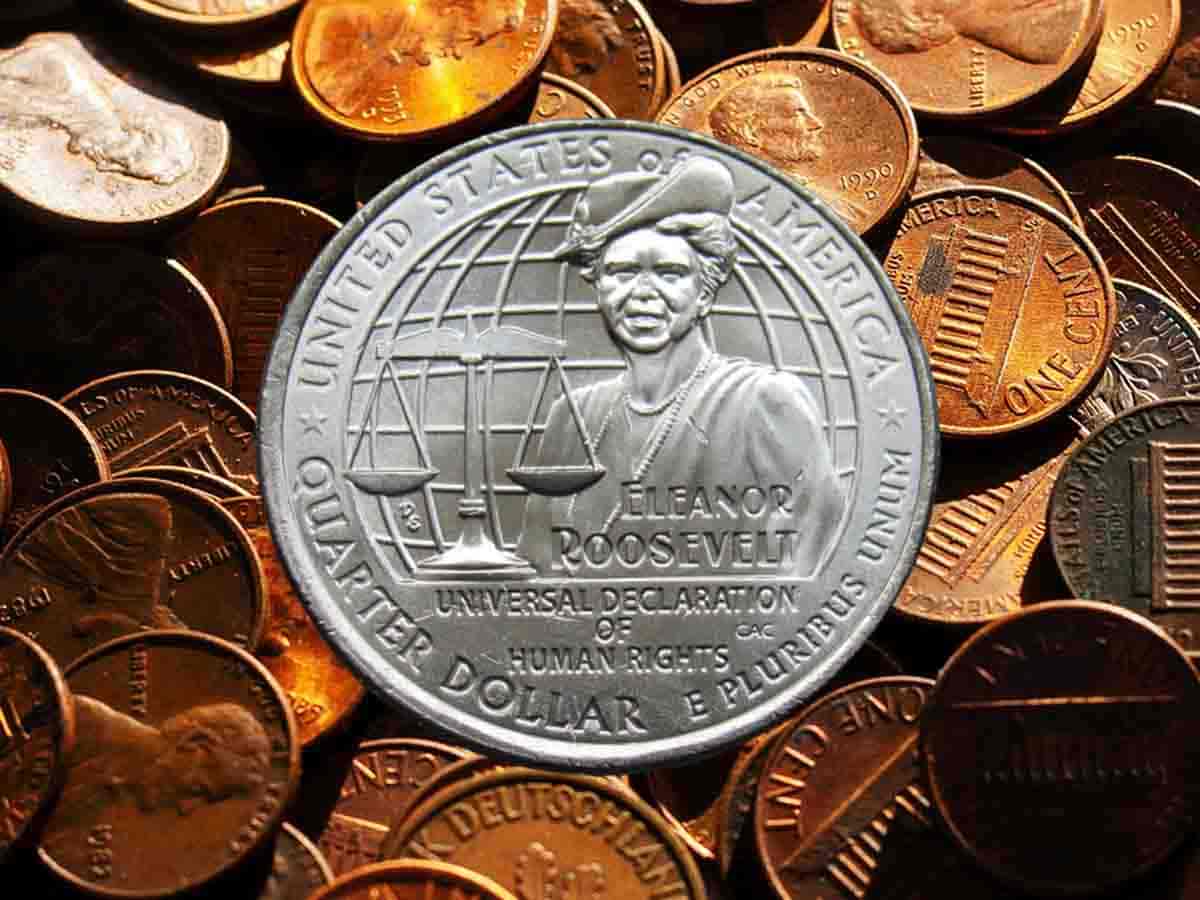 Monedas de Eleanor Roosevelt
