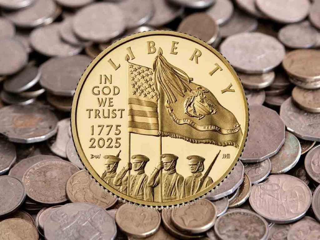 Monedas conmemorativas Marines EE.UU
