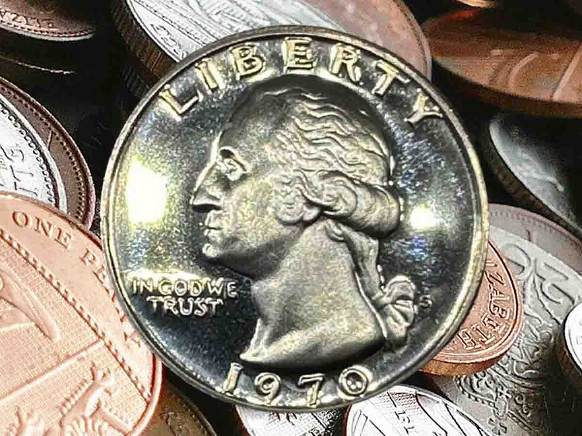 Monedas 25 centavos Washington