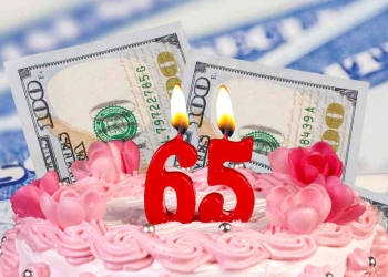 Social Security payment for 65-year-olds
