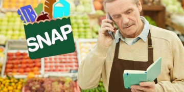 SNAP payment for 2-member families in the United States