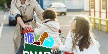 SNAP payments in the United States for 3-member families