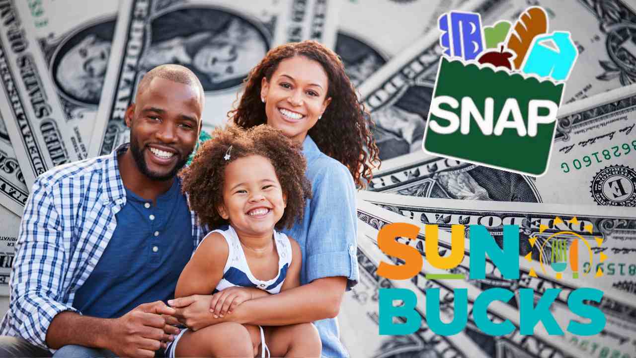 SNAP and SUN Bucks payment amounts in summer 2025