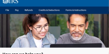 IRS official website - check refunds