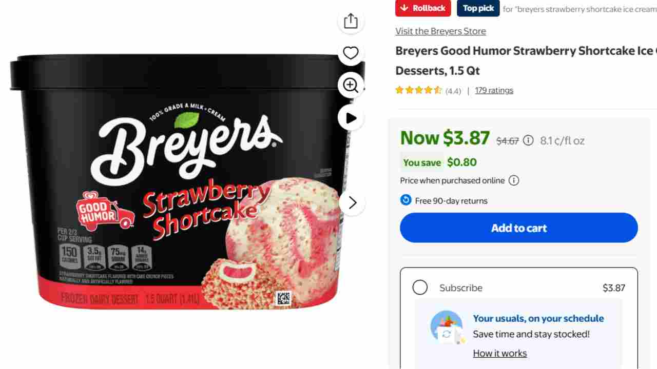 Save money with Walmart's discounts on ice cream and have a refreshing summer Save money at Walmart on this delicious ice cream