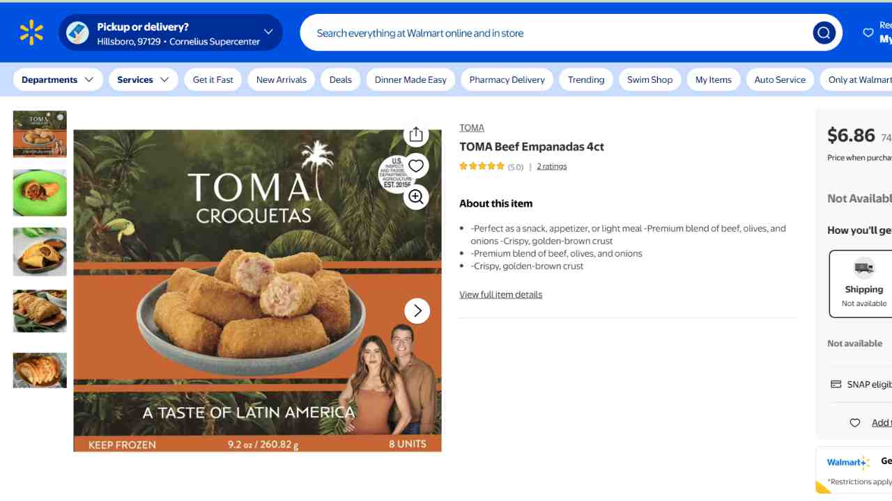 Sofia Vergara's TOMA snacks at Walmart are out of stock