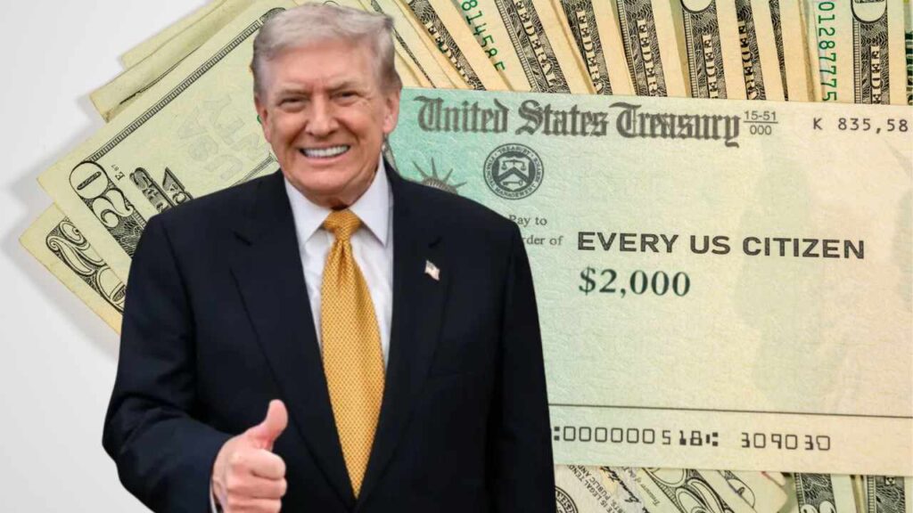 Trump proposed a $2,000 stimulus checks paid by tariffs