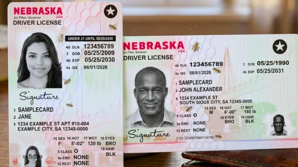 Nebraska just changed their driver's license design