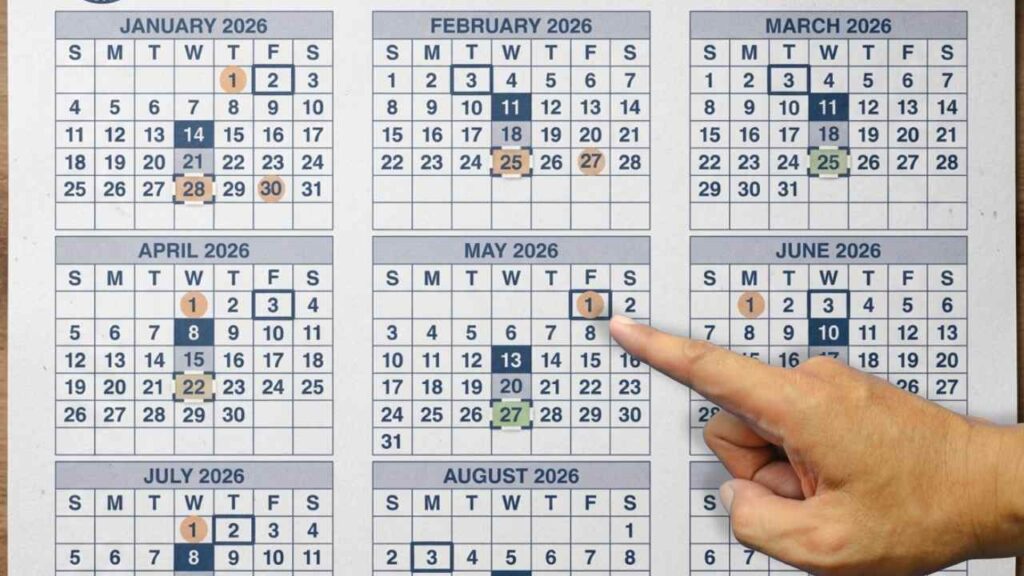 May dates for Social Security benefits