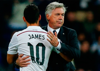 Ancelotti convence a James Rodríguez para que vaya al Napoli
