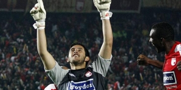 Cuando Camilo Vargas se ha enfrentado a Santa Fe