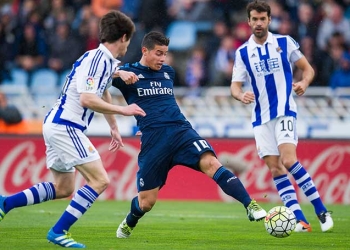 Números de James Rodríguez en Real Madrid ante Real Sociedad