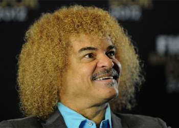 Felicidad absoluta del Pibe Valderrama. ¡Felicitaciones!