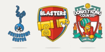¡Escudos emblemáticos de equipos ingleses en versión Mario Bros!