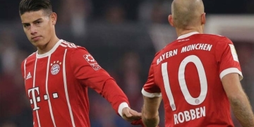 Arjen Robben volverá a jugar con el Bayern hasta enero de 2019