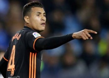 Jeison Murillo nuevamente se quedó sin ser convocado en el Valencia
