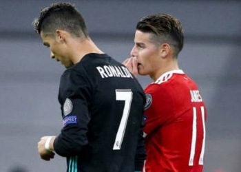 Cristiano Ronaldo llamó a James Rodríguez