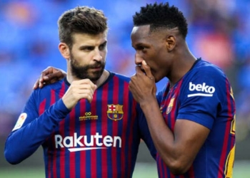 ¡Ya empiezan a extrañar a Yerry Mina en el Barcelona!