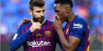 ¡Ya empiezan a extrañar a Yerry Mina en el Barcelona!