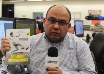 José Orlando Ascencio presenta a Futbolete su libro, «Jueguen, muchachos»