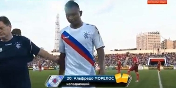 ¡Expulsaron a Alfredo Morelos en la Europa League!
