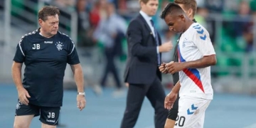 ¿Qué dijo Steven Gerrard de la segunda expulsión de Alfredo Morelos en la temporada?