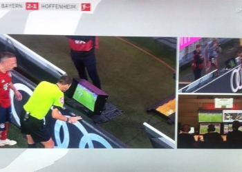 Pasó en el partido del Bayern: VAR para repetir un penalti, ¡y no para revisar si fue!