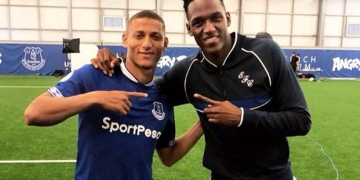 Yerry Mina ya se refiere a Everton como “un maravilloso club”