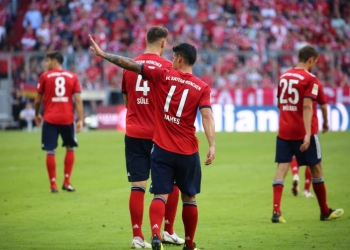 Gol de James Rodríguez con el Bayern Múnich frente al Bayer Leverkusen