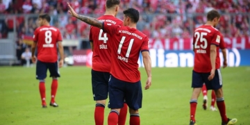 Gol de James Rodríguez con el Bayern Múnich frente al Bayer Leverkusen