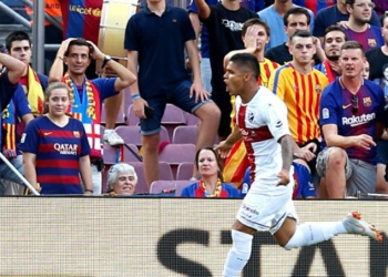 Dos minutos en el Camp Nou, ¡y gol del “Cucho” Hernández al Barcelona!