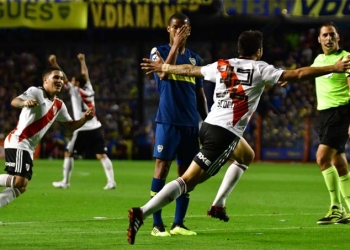 El golazo de River en el superclásico que crearon sus dos colombianos