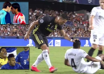 De la agresión de CR7 a Jeison Murillo a otras polémicas de colombianos con súper estrellas