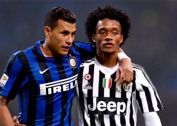 Jeison Murillo vs. Juan Guillermo Cuadrado, ahora por Champions League