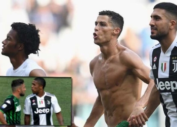 La expulsión de Douglas Costa en el triunfo de Juventus