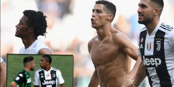 La expulsión de Douglas Costa en el triunfo de Juventus