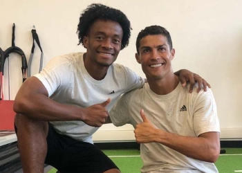 Ahora Cristiano Ronaldo también es “panita” de Juan Guillermo Cuadrado
