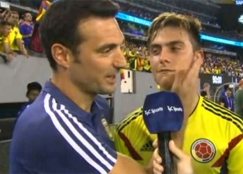 Paulo Dybala terminó vistiendo la camiseta de la Selección Colombia
