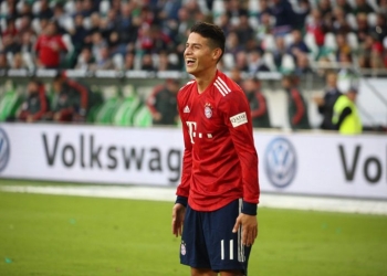 Lujazo de asistencia de James Rodríguez en la Copa de Alemania
